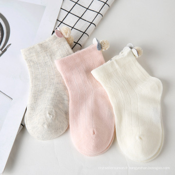 Chaussettes pour enfants en été nouvelles chaussettes pour bébé en maille de dessin animé mince chaussettes pour bébé nouveau-né en coton sans os en gros